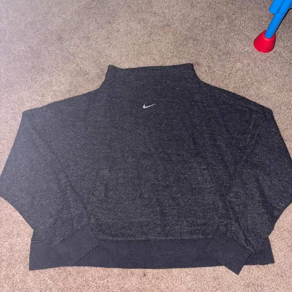 Nike Dark Grey Oversized Pullover Sweater